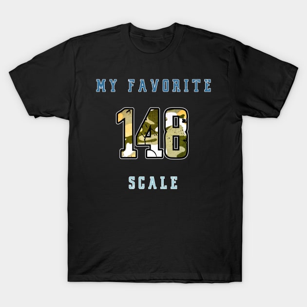 Scale model 148 camo T-Shirt by GraphGeek